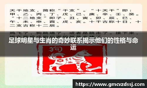 足球明星与生肖的奇妙联系揭示他们的性格与命运
